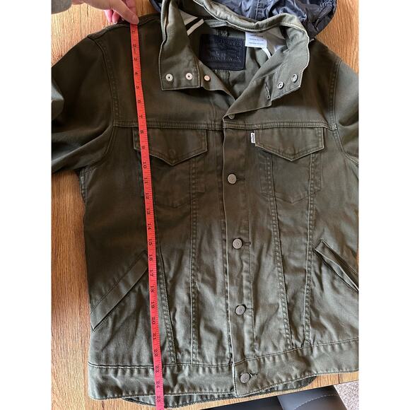 Levi's Men's Utility Arm Green Jacket Size Medium - Picture 7 of 8